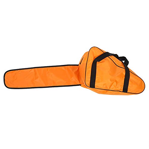 AYNEFY Kettensägen-Aufbewahrungstasche Kettensägen-Tragecase Halter Leuchtendes Orange 600D Polyester mit Reißverschluss Verstellbarer Riemen für 12-Zoll, 14-Zoll, 16-Zoll Sägen von AYNEFY