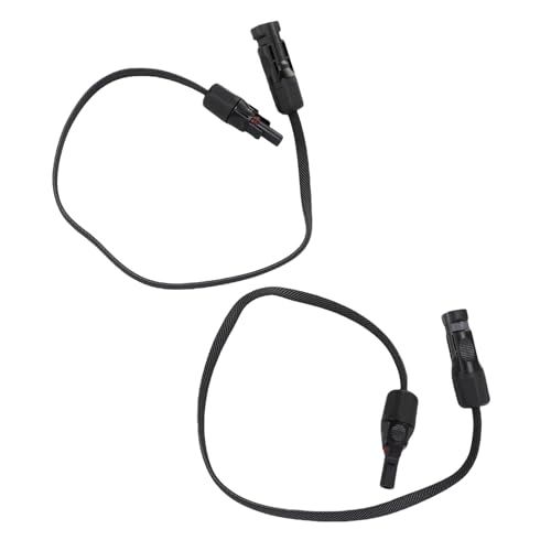 AYNEFY Solarverlängerungskabel ² Reiner Kupfer IP67 Wasserdicht (0,5 m / 1,6 Fuß) von AYNEFY