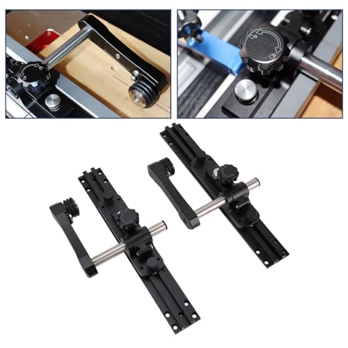 AYNEFY Tischkreissäge Press Schubführung Aluminiumlegierung Dünnschneid-Vorrichtung mit Verstellbarer Rollengriff für Wiederholte Schmale Streifenschnitte Passt für 3/8" X 3/4" U-Nut AYNEFY Tischkreissäge Press Schubführung Aluminiumlegierung Dünnschneid-Vorrichtung mit Verstellbarer Rollengriff für Wiederholte Schmale Streifenschnitte Passt für 3/8" X 3/4" U-Nut von AYNEFY