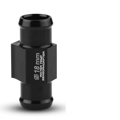 AYNEFY Wassertemperaturgelenkrohr, Aluminiumlegierung, Überhitzung, Genaue Temperaturmessung und Universelle Anpassung für Motorräder Verhindern (18 mm) von AYNEFY