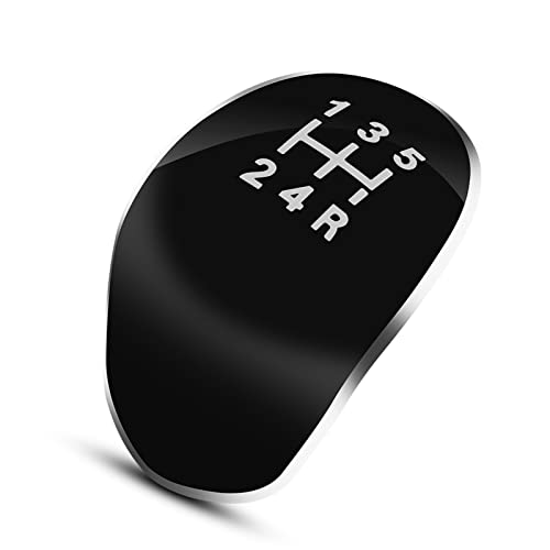 AYNEFY Zahnradknopf, ABS -Material 5 -Geschwindigkeitsschaltknauf Kopfabdeckung für Kompatible Ersatz AYNEFY Zahnradknopf, ABS -Material 5 -Geschwindigkeitsschaltknauf Kopfabdeckung für Kompatible Ersatz von AYNEFY