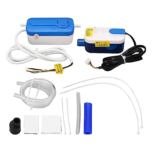 Automatische Kondensatpumpe, AC110 Bis 240 V, 24 L/h, 200 Ml, Ger?uschlose HAVC-Kondensatentfernungspumpe, Ger?uschlose Mini-Split-automatische Kondensationsablaufpumpe f¨¹r von AYNEFY