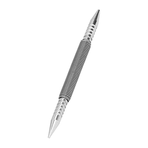 Spring Nail Set Federbelastetes Kohlenstoffstahl Nail Set and Hinge Pin Tool, Punch Small Exquisite Metal Double Head Nail Head Setter Center Spring Nail Punch Tool für HeimwerkerhandwerkKörner Spring Nail Set Federbelastetes Kohlenstoffstahl Nail Set and Hinge Pin Tool, Punch Small Exquisite Metal Double Head Nail Head Setter Center Spring Nail Punch Tool für HeimwerkerhandwerkKörner von AYNEFY