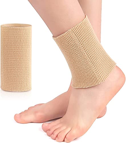 AYNEFY Knöchelstützmanschette Knöchelschutzbandage Knöchelkompressionsfußschutz für Sportler, Tänzer, Eiskunstläufer, Models, Menschen mit Knöchelverletzungen (Hautfarbe) von AYNEFY
