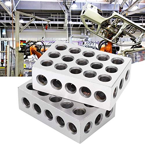 Parallele Blöcke 2 Stück Metrische 1-2-3 Blöcke Chromstahl 23 Löcher Spannblöcke Drehwerkzeuge 0.0002in Präzision Für Werkzeugmaschine Abgestimmt Machinist 123 Gehärtetes Fräswerkzeug Parallele Blöcke 2 Stück Metrische 1-2-3 Blöcke Chromstahl 23 Löcher Spannblöcke Drehwerkzeuge 0.0002in Präzision Für Werkzeugmaschine Abgestimmt Machinist 123 Gehärtetes Fräswerkzeug von AYNEFY
