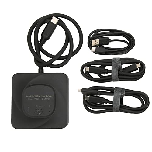 USB-C Splitter, 2 in 1 Out 8K 60Hz HD USB Konverter Type-C Bidirektionaler Wechselschalter, PD 100W, C Typ KVM f¨¹r PC und Shared USB-C Splitter, 2 in 1 Out 8K 60Hz HD USB Konverter Type-C Bidirektionaler Wechselschalter, PD 100W, C Typ KVM f¨¹r PC und Shared von AYNEFY