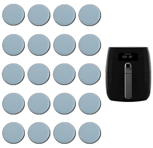 AYNKH 20 Stück Selbstklebendes Teflon Gleiter-Gleitbrett Verschleißfest, Möbelgleiter Leicht zu Bewegen, Bodenschutz Set für Möbel, Küchenutensilien, Fritteusen, Backöfen(Runde, 20mm) von AYNKH