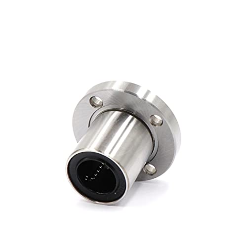 AYNRJKKX Linearlager LMF6UU/8UU/10UU/12UU/16UU/20UU F25-60UU Linearbewegungslager mit rundem Flansch 3D-Drucker Linearstangenteil Linearkugellager(2pcs,LMF10UU) von AYNRJKKX