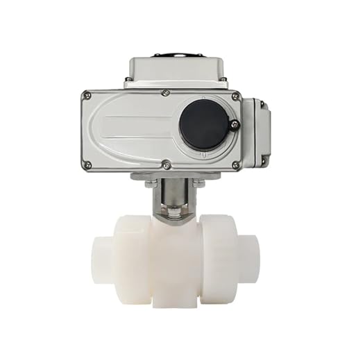 DN25 1 Zoll 12 V DC-Regelung Typ 4-20 mA DC Elektrische Stellantriebssteuerung Elektrischer 2-Wege-motorisierter PVDF-Kugelhahn mit NPT-Gewinde von AYNRJKKX