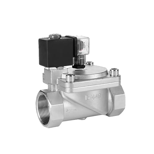 mit manuellem Schalter Edelstahl Hochdruck-Magnetventil DN15-50 AC220V DC24V(Dn50,G-AC220V-WITH MANUAL SWITCH) von AYNRJKKX