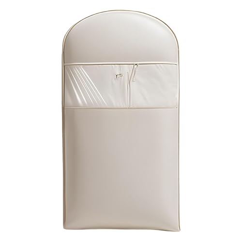 AYOrpeg Kleidertaschen mit selbstkomprimierendem Reißverschluss Verpackungswürfel Packtaschen Set Jacke Mantel Abendkleider Schutz Kleiderhulle Anzughulle Anzugsack Durchscheinend (A, M) von AYOrpeg