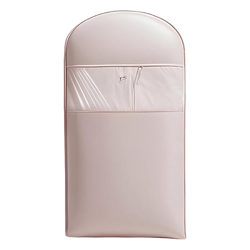 AYOrpeg Kleidertaschen mit selbstkomprimierendem Reißverschluss Verpackungswürfel Packtaschen Set Jacke Mantel Abendkleider Schutz Kleiderhulle Anzughulle Anzugsack Durchscheinend (B, M) von AYOrpeg