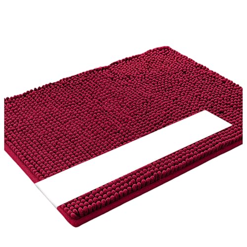 Fußmatte für den Innenbereich strapazierfähige rutschfeste waschbare Fußmatte Aussenbereich Eingangsteppich absorbierend Türmatte (RD1, 45 * 70cm) von AYOrpeg