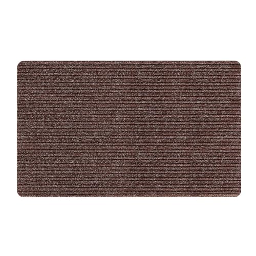 Fußmatte rutschfeste Maschinenwaschbare Fussmatte Sauberlaufmatte Eingangsteppich Outdoor Moderne Teppich (A, One Size) von AYOrpeg