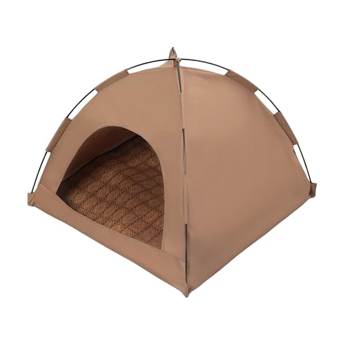 Katzenzelthaus Haustierzelt für drinnen Waschbar & Leicht Kann Drinnen mit Draußen Verwendet Werden für Katzen Welpen (C, L) von AYOrpeg