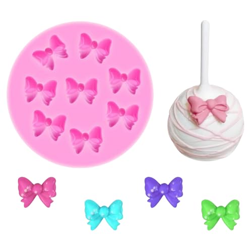 Silikonbackform Schokoladen Form Silikonformen Fondant Schleife Form Bowknot DIY Modellierschokolade (One Size) von AYOrpeg