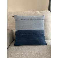Denim Kissenbezug Patchwork Design, 18x18 von AYPEworks
