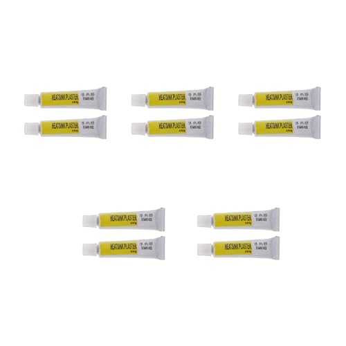 AYPOHU 2PC Kühlkörperpflaster Thermosilikon Kleber Kühlpaste Starker Klebemittelkleber Für GPU Chip Kühlerkühlung Notebook Lüfter Interne Lüfter PC Notebook Kühlständer Kühlkörper Für CPU von AYPOHU