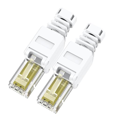 AYPOHU CCTV Ethernet Kabel Werkzeugloser Kristall Für Kopfstecker CAT6 RJ45-Stecker 2 Stück RJ45-Cat6-Stecker AYPOHU CCTV Ethernet Kabel Werkzeugloser Kristall Für Kopfstecker CAT6 RJ45-Stecker 2 Stück RJ45-Cat6-Stecker von AYPOHU