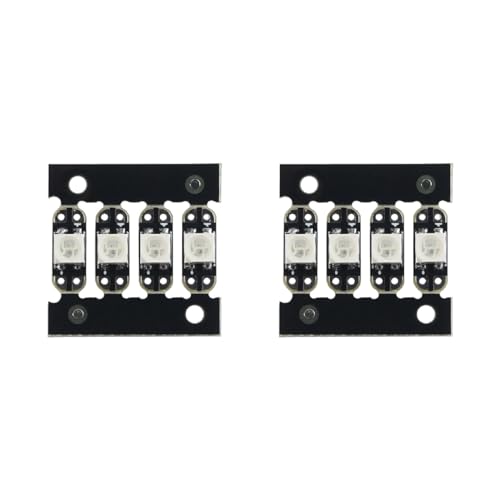 AYPOHU Paillettenbrett Mit 1 M 26 AWG Teflondraht Und RGB LED WS2812 3535 Hell Für Extruder V0.2 Toolhead von AYPOHU