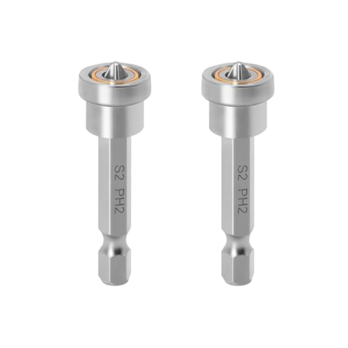 Schraubendreher-Bits zum Positionieren von Chargenkopf PH2 – Trockenbau- und Gipskarton-Bits (2 Stück, 50 mm) von AYPOHU