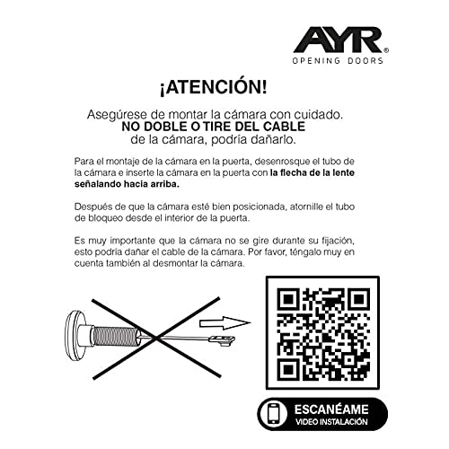 AYR 752-C. Cámara para Mirilla digital Ersatzkamera Digitalspion von AYR