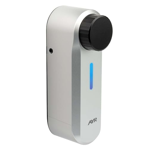 AYR int_PASS Intelligentes WLAN-Schloss mit Türalarm, hergestellt in Spanien, sicherer und fernbedienbarer Zugang ohne Schlüssel, elektronisches Schloss mit mattem Chrom-Finish. von AYR