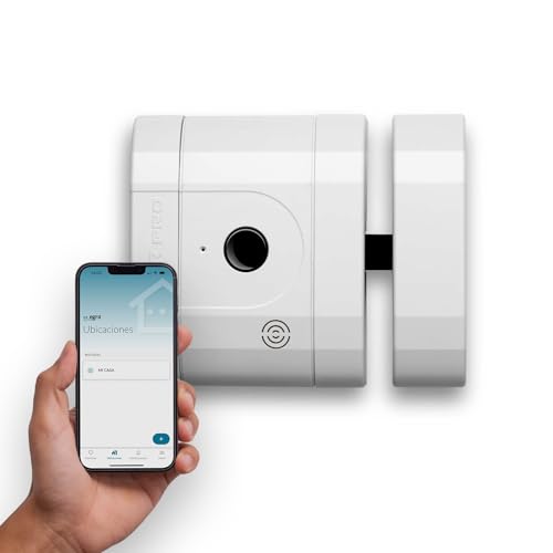 Unsichtbares elektronisches Schloss int_LOCK PRO – mattes weißes Finish. von AYR