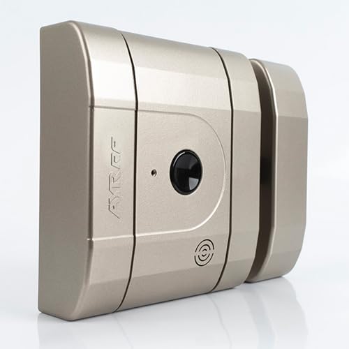 int_LOCK RF 2 Unsichtbares elektronisches Hochsicherheitsschloss mit mattem Nickel-Finish. von AYR
