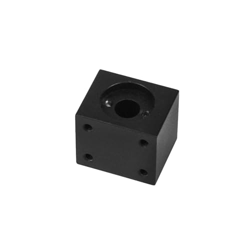 VNJUGF 1 Stück T8-Gewindespindel-Muttergehäusehalterung T8-Muttergehäusehalterung Schraubenmutter Aluminiumblock-Umwandlung 3D-Druckteile wanglan(Black) von AYRTEGI