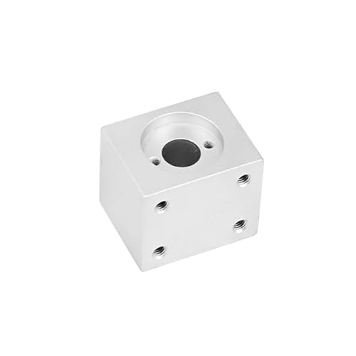 VNJUGF 1 Stück T8-Gewindespindel-Muttergehäusehalterung T8-Muttergehäusehalterung Schraubenmutter Aluminiumblock-Umwandlung 3D-Druckteile wanglan(Silver) von AYRTEGI