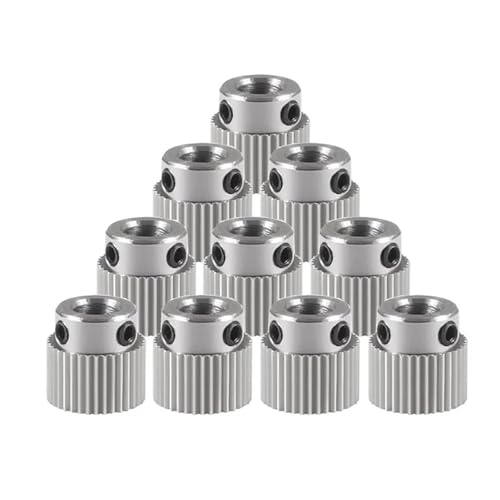 VNJUGF 10 stücke 36/26 Zähne Extruder Drive Zahnrad Edelstahl Getriebe 3D Drucker 3 V2/ wanglan(10pcs 36 Teeth) von AYRTEGI