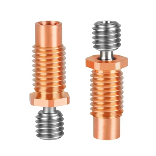 VNJUGF 2 STÜCKE V6 Hotend Alle Metall Gewinde Upgrade Legierung Und Kupfer Bimetall Kehle Düse 3D Drucker wanglan VNJUGF 2 STÜCKE V6 Hotend Alle Metall Gewinde Upgrade Legierung Und Kupfer Bimetall Kehle Düse 3D Drucker wanglan von AYRTEGI