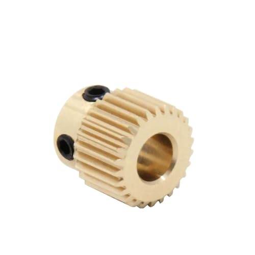 VNJUGF 2 stücke MK8 Extrusion Messing Zahnrad 26/36/40 Zähne Antriebsrad Fütterung 3 3D Drucker Extruder wanglan(MK8 40T Gear Brass) von AYRTEGI