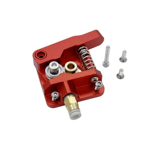 VNJUGF 3 3D-Drucker-Upgrade-Zubehör-Kit Aluminium-Antriebsvorschub MK8 Extruder V2,5 und CR-10-Serie wanglan(Red left) von AYRTEGI