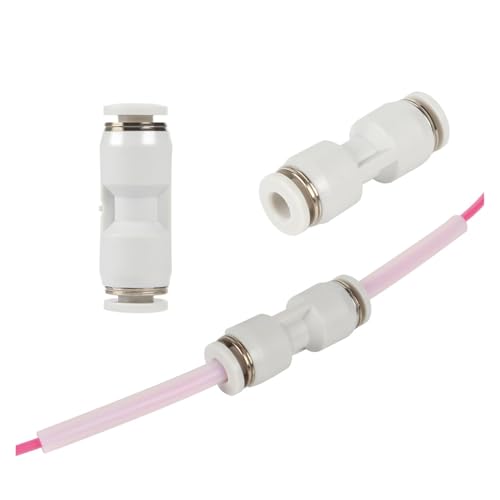 VNJUGF 3 stücke 3D Drucker Pneumatische Fitting Rohr Stecker 1,75mm Filament Extruder Schnell Anschluss X1 X1C X1E P1P P1S wanglan(6pcs) von AYRTEGI