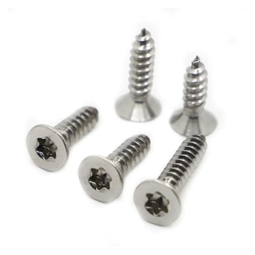 VNJUGF 304 Edelstahl GB2670.2 Senkkopf-Sicherheitsschraube M2 M2.3 M2.6 M3 M4 M5 M6 wanglan(12mm,M2 50pcs) von AYRTEGI