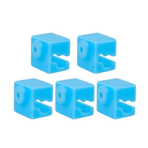 VNJUGF 3D-Drucker Extruder Hotend Silikonsocke Heizblockgehäuse Silikonabdeckung Original I3 V5 Beheizte Blöcke wanglan(Blu) von AYRTEGI