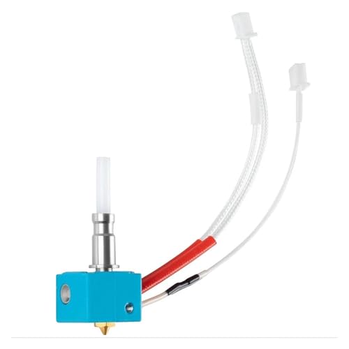 VNJUGF 3D Drucker Extruder V5 J-Kopf Druckkopf Silikon Socke 0,4mm Düse 24V Heizung Hotend wanglan(Bianco) von AYRTEGI