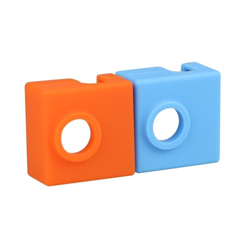 VNJUGF 3D-Drucker MK9 Schutzhülle aus Silikon, Socke, Heizblock for CR-10, 10S, S4, S5, A8, MK7/MK8/MK9 Hotend wanglan(Blu) von AYRTEGI