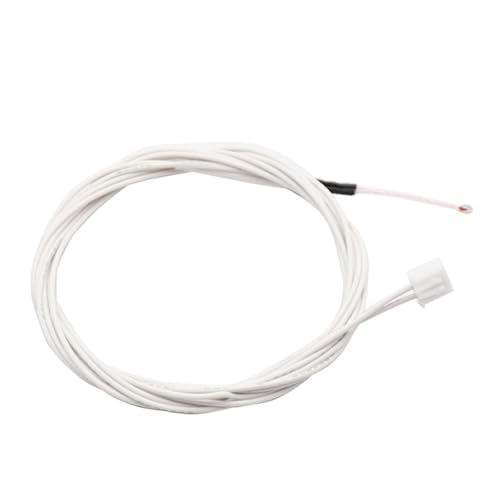 VNJUGF 3D Drucker Teile Thermistor Temperatur Sensor 3950 1% Line100 & 150cm 100K XH 2,54 Terminal 2P Stecker Terminal wanglan(With XH2.54 Terminal,20pcs) von AYRTEGI