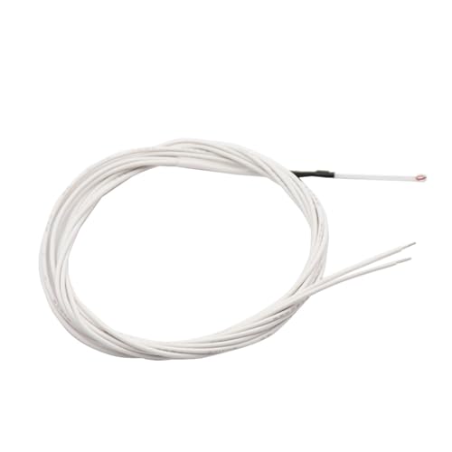 VNJUGF 3D Drucker Teile Thermistor Temperatur Sensor 3950 1% Line100 & 150cm 100K XH 2,54 Terminal 2P Stecker Terminal wanglan(Without Terminal,2PCS) von AYRTEGI