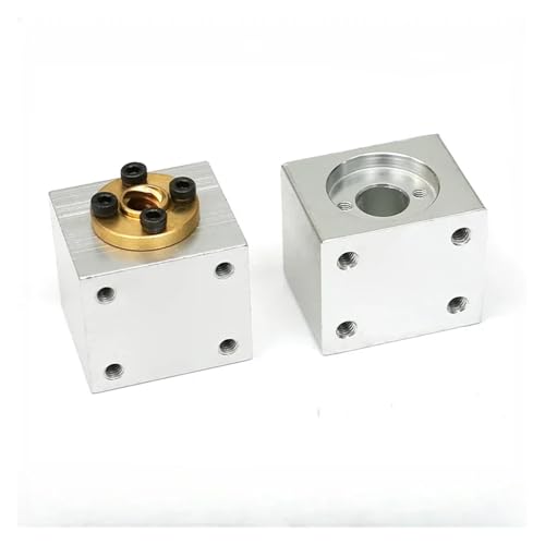 VNJUGF 3D Drucker Trapezgewindespindel Vierkantmutter T8 T10 T12 T14 T16 T20 Schraubspindel Zubehör Umbauschraube wanglan(T6 square nut holder) von AYRTEGI