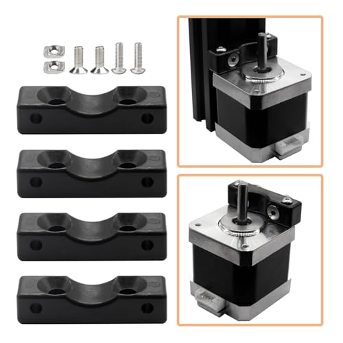 VNJUGF 3D Drucker Z Halter 17 Schrittmotor Halterung 42 Schrittmotor Halterung Montieren Unterstützung Regal 3 Cr10 wanglan(2pcs) von AYRTEGI