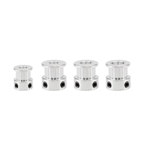 VNJUGF 3D-Druckerteile GT2 16 Zähne 6 mm Riemenscheibe Bohrung 2GT Zahnriemenscheibe Zahnrad Alumium Riemenbreite wanglan(20T-8B) von AYRTEGI