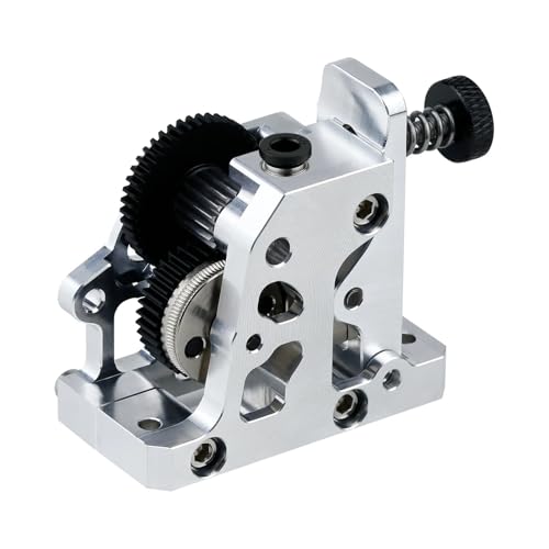 VNJUGF 3D-Druckerteile Metall gehärteter Stahl Reduktionsgetriebe Extruder PLA/TPU CR-10/CR-10S/3 V2 wanglan(Extruder,Silver) von AYRTEGI
