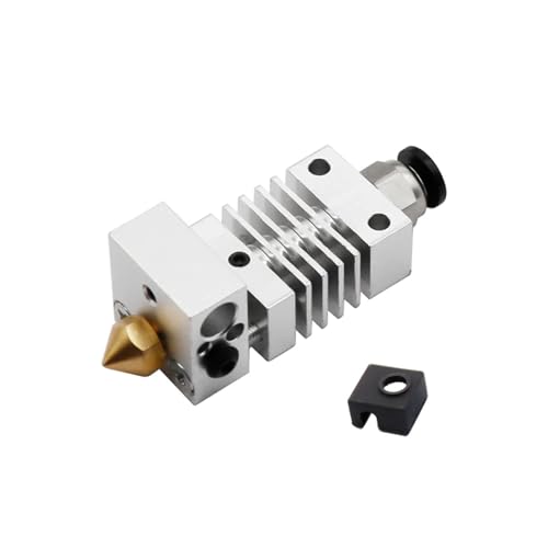 VNJUGF 3D-Druckerteile Vollmetall-MK8-Extruder-Kit for CR-10 CR-10S 3 3D V6-Extruder 1,75/0,4 MM Düse wanglan(Only Extruder) von AYRTEGI