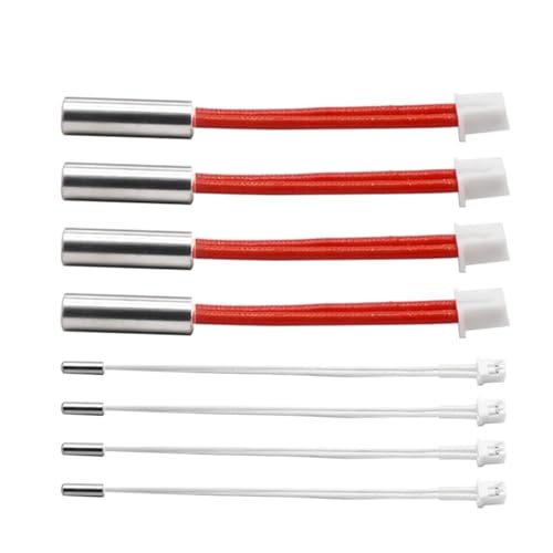 VNJUGF 4/8 stücke Heizrohr Neptune 4 Hotend Neptune 4 24V 50W Thermistor Heizstab Patrone Heizung 3d Drucker Teile wanglan(8pcs Mix) von AYRTEGI
