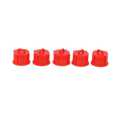 VNJUGF 5 STÜCKE Waschmaschine Wassereinlassventil Filtersiebe Kompatibel mit Wave Wheel Automatische Waschmaschine Teile wanglan(rot) von AYRTEGI