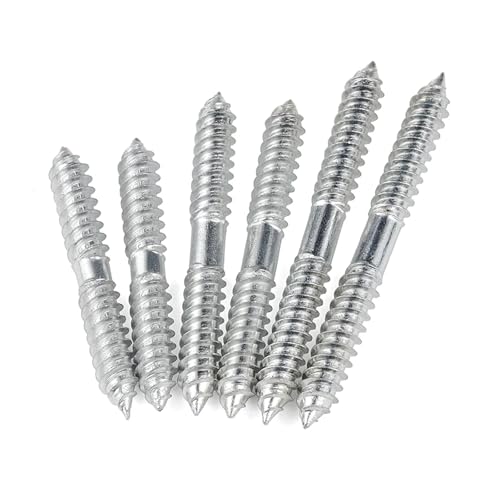 VNJUGF Doppelseitige Spitzschraube/Möbeltreppenbrett-Verbindungsbolzenstange M6M8M10M12 wanglan(5pcs M8X80) von AYRTEGI